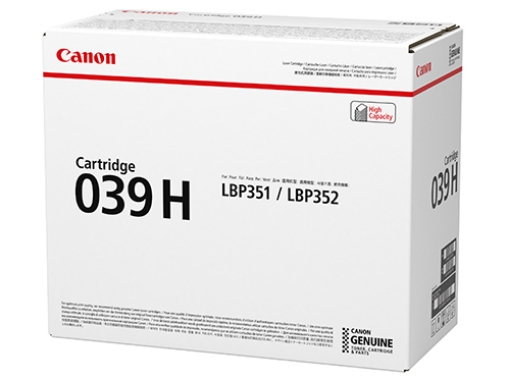 Picture of Canon 0288C001 (Canon 039H) High Yield Black Toner Cartridge (25000 Yield)