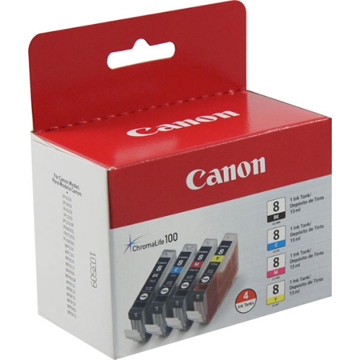 Picture of Canon 0620B010 (CLI-8) 4 Colors Ink Tank