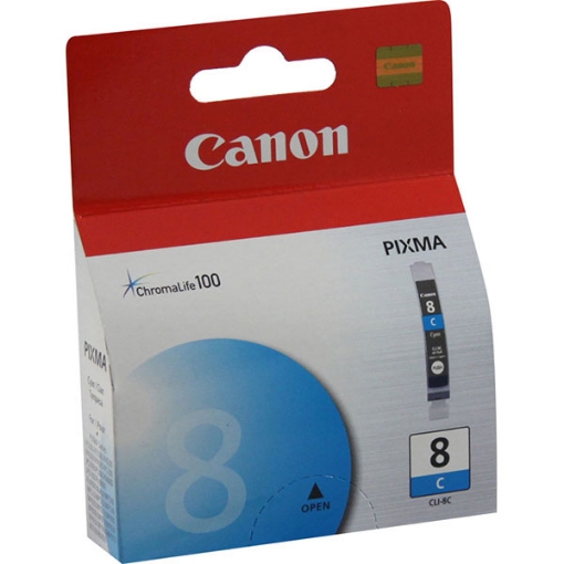 Picture of Canon 0621B002 (CLI-8C) Cyan Inkjet Cartridge (280 ml)