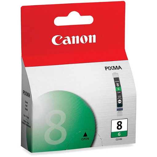 Picture of Canon 0627B002 (CLI-8G) Green Inkjet Cartridge