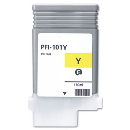 Picture of Compatible 0886B001AA (PFI-101Y) Yellow Inkjet Cartridge (130 ml)