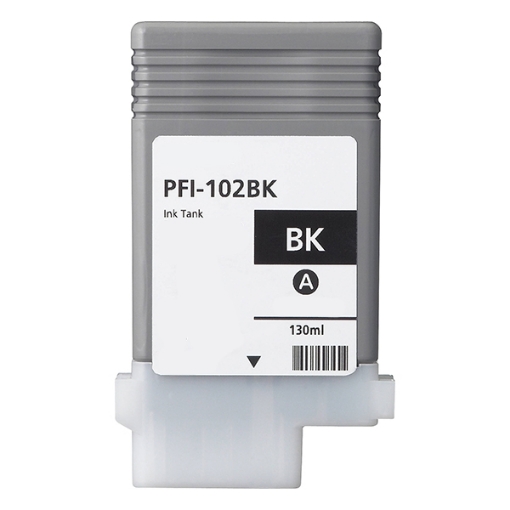 Picture of Compatible 0895B001 (PFI-102Bk) Black Inkjet Cartridge (130 Yield)
