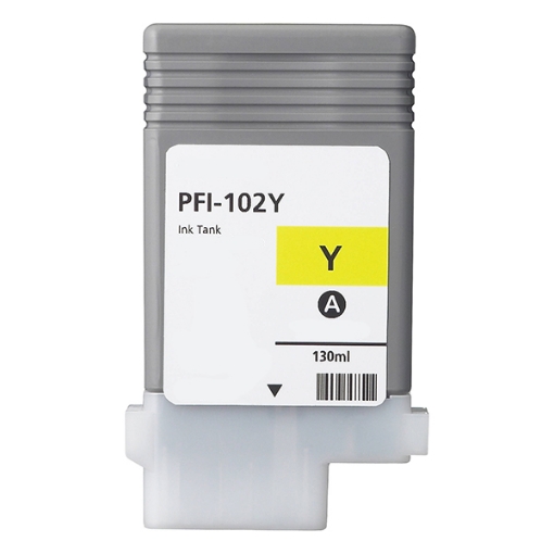 Picture of Compatible 0898B001 (PFI-102Y) Yellow Inkjet Cartridge (130 Yield)