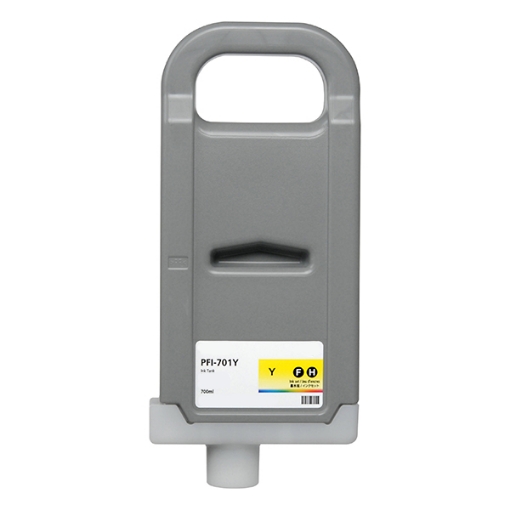 Picture of Compatible 0903B001 (PFI-701Y) Yellow Inkjet Cartridge (700 ml)