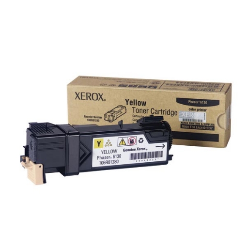 Picture of Xerox 106R01280 Yellow Toner Cartridge (1900 Yield)