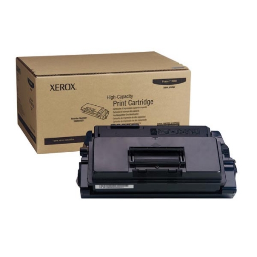 Picture of Xerox 106R01371 (106R1371) High Yield Black Toner Cartridge (14000 Yield)