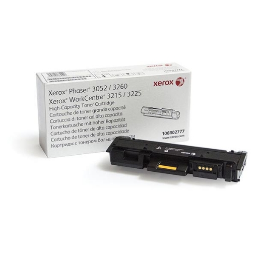 Picture of Xerox 106R02777 High Yield Black Toner Cartridge (3000 Yield)