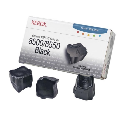 Picture of Xerox 108R00668 Black Solid Ink Sticks (3000 Yield)