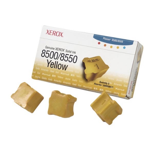 Picture of Xerox 108R00671 Yellow Solid Ink Sticks (3000 Yield)