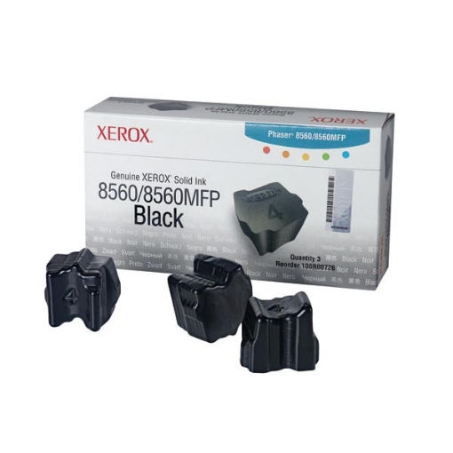 Picture of Xerox 108R00726 Black Solid Ink Sticks (3400 Yield)