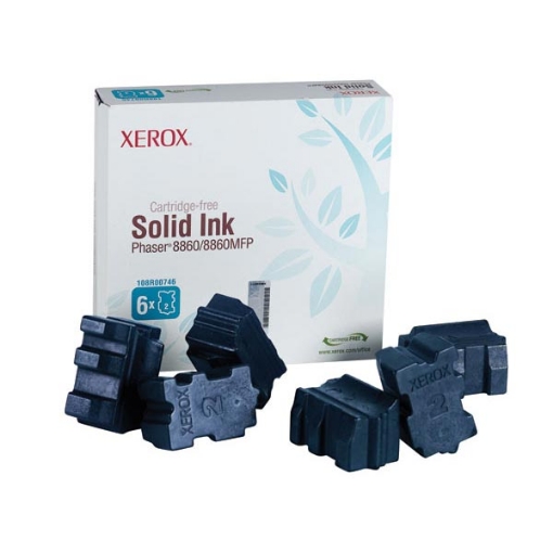 Picture of Xerox 108R00746 Cyan Solid Ink Sticks (14000 Yield)