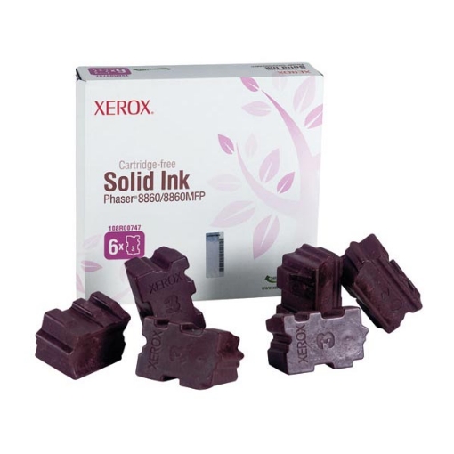 Picture of Xerox 108R00747 Magenta Solid Ink Sticks (14000 Yield)