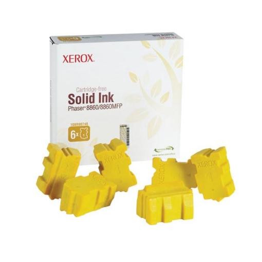 Picture of Xerox 108R00748 Yellow Solid Ink Sticks (14000 Yield)