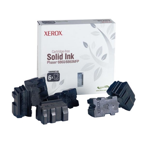 Picture of Xerox 108R00749 Black Solid Ink Sticks (14000 Yield)