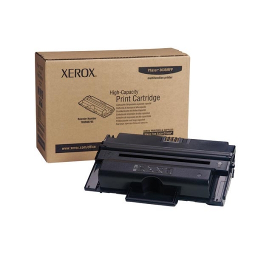 Picture of Xerox 108R00795 (108R795) High Yield Black Laser Toner Cartridge (10000 Yield)