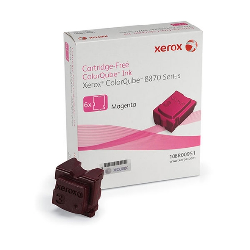 Picture of Xerox 108R00951 Magenta Solid Ink Sticks (17300 Yield)