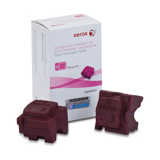 Picture of Xerox 108R00991 Magenta ColorQube Ink (2/Box) (4200 Yield)