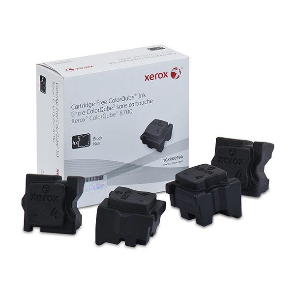 Picture of Xerox 108R00994 Black ColorQube Ink (4/Box) (9000 Yield)