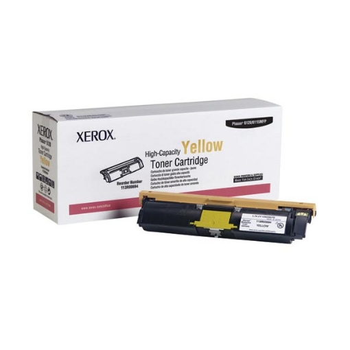Picture of Xerox 113R00694 (113R694) Yellow Toner Cartridge (4500 Yield)
