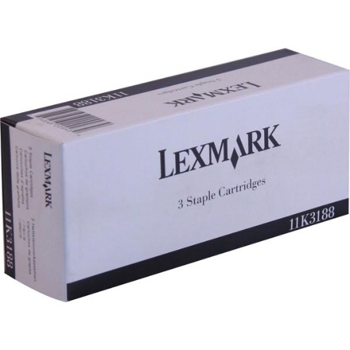 Picture of Lexmark 11K3188 Staples (3 Ctg/Box) (3 x 3000)