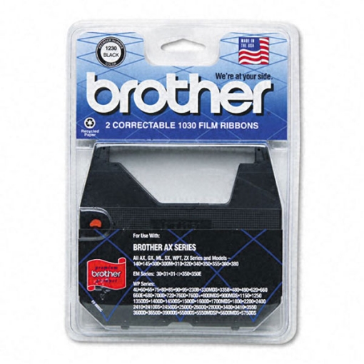 Picture of Brother 1230 Black Correctable Ribbon (2 pk)