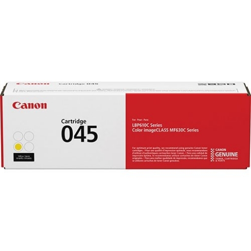 Picture of Canon 1239C001AA (Cartridge 045) High Yield Yellow Toner Cartridge (2200 Yield)