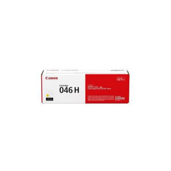 Picture of Canon 1251C001AA (046H) High Yield Yellow Toner Cartridge (5000 Yield)