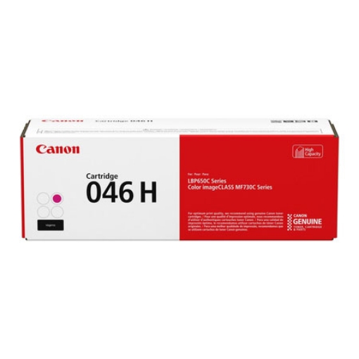 Picture of Canon 1252C001AA (046H) High Yield Magenta Toner Cartridge (5000 Yield)