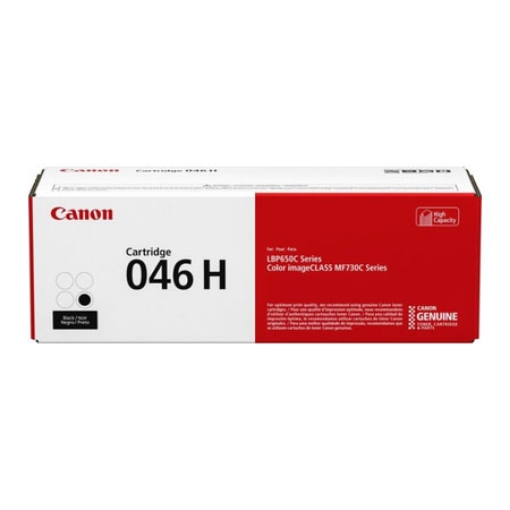 Picture of Canon 1254C001AA (046H) High Yield Black Toner Cartridge (6300 Yield)