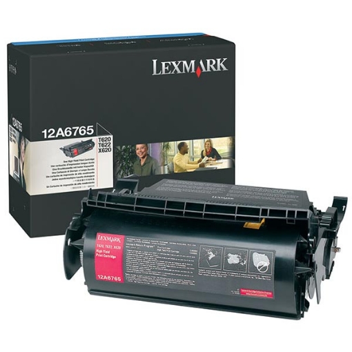 Picture of Lexmark 12A6765 Black Toner Cartridge (30000 Yield)