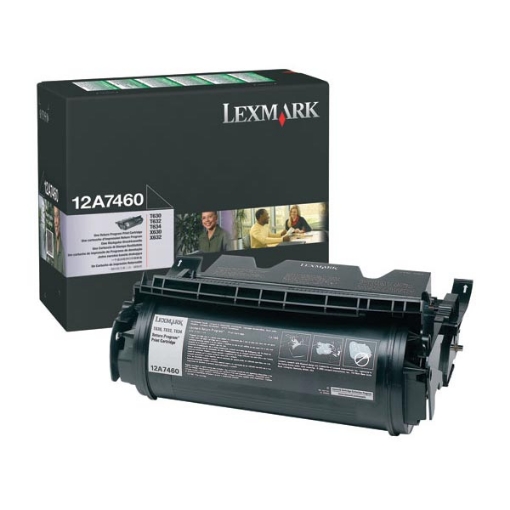 Picture of Lexmark 12A7460 Black Toner Cartridge