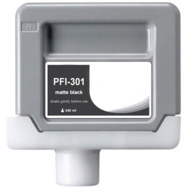 Picture of Compatible 1485B001 (PFI-301MBk) Matte Black Inkjet Cartridge (330 ml)