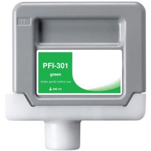 Picture of Compatible 1493B001 (PFI-301G) Green Inkjet Cartridge (330 ml)