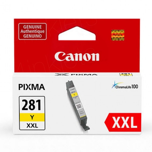 Picture of Canon 1982C001 (CLI-281 XXL) Super High Yield Yellow Ink Tank (824 Yield)