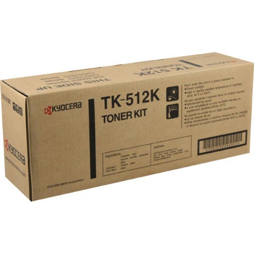 Picture of Kyocera Mita 1T02F30US0 (TK-512K) Black Toner (8000 Yield)