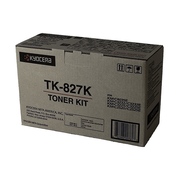 Picture of Kyocera Mita 1T02FZ0US0 (TK-827K) Black Toner Cartridge