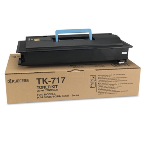 Picture of Kyocera Mita 1T02GR0US0 (TK-717) Black Toner Cartridge (34000 Yield)