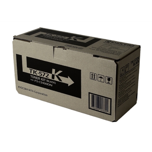 Picture of Kyocera Mita 1T02HG0US0 (TK-572K) Black Toner Cartridge (12000 Yield)