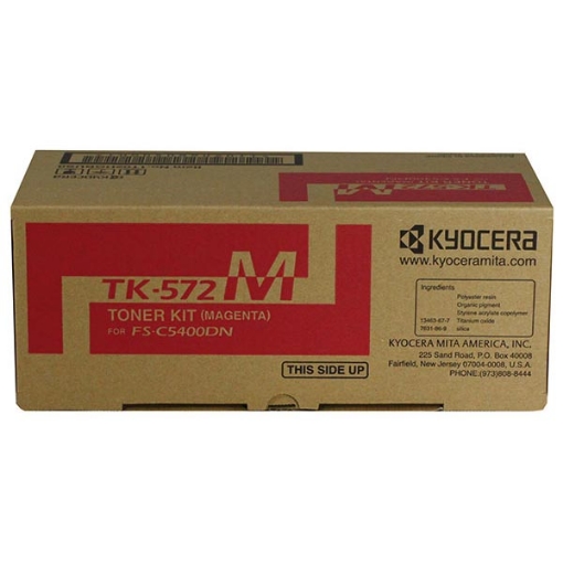 Picture of Kyocera Mita 1T02HGBUS0 (TK-572M) Magenta Toner Cartridge (10000 Yield)