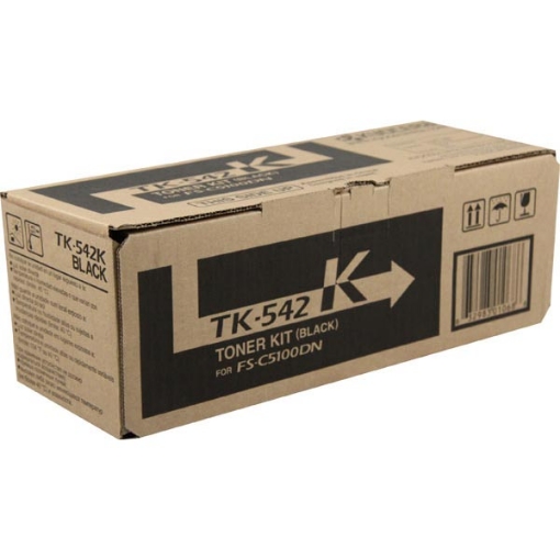 Picture of Kyocera Mita 1T02HL0US0 (TK-542K) Black Toner Cartridge (5000 Yield)