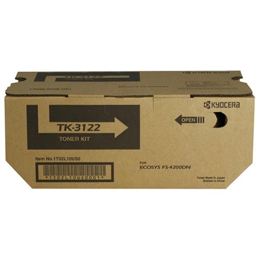 Picture of Kyocera Mita 1T02L10US0 (TK-3122) Black Toner Cartridge (15500 Yield)