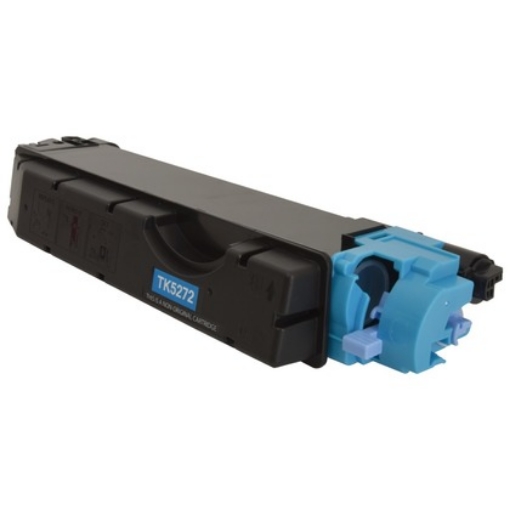 Picture of Compatible 1T02TVCUS0 (TK-5272C) Cyan Toner Cartridge (6000 Yield)