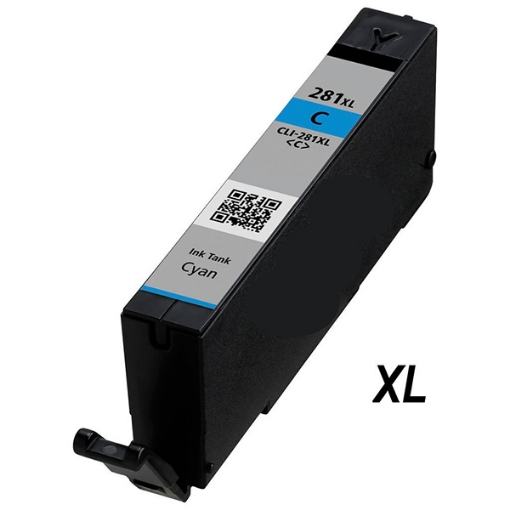 Picture of Compatible 2034C001 (CLI-281XLCn) High Yield Cyan Ink Tank