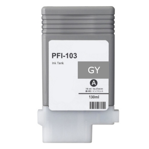 Picture of Compatible 2213B001AA (PFI-103GY) Gray Pigment Inkjet Cartridge (130 ml)