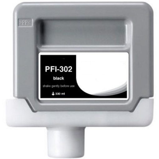 Picture of Compatible 2216B001AA (PFI-302Bk) Black Inkjet Cartridge (330 ml)