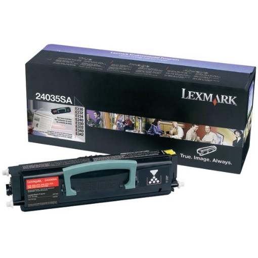 Picture of Lexmark 24035SA Black Toner Cartridge (2500 Yield)