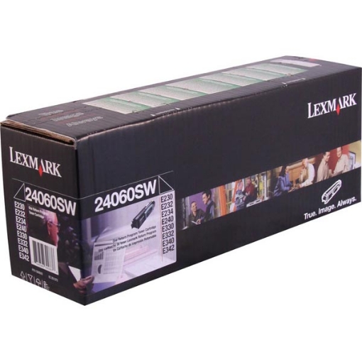 Picture of Lexmark 24060SW Black Toner (2500 Yield)