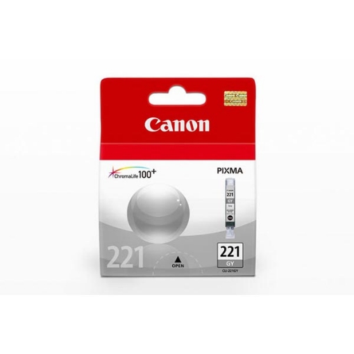 Picture of Canon 2950B001 (CLI-221G) Grey Inkjet Cartridge (420 Yield)