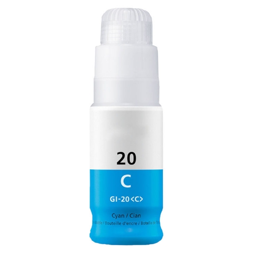 Picture of Compatible 3394C001 (GI-20C) Cyan Dye Ink Bottle (7700 Yield)