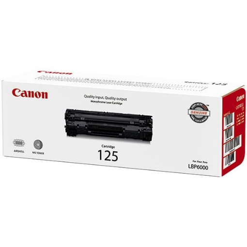 Picture of Canon 3484B001AA (CRG-125) Black Toner Cartridge (1600 Yield)